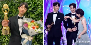 Friendship Goals! Reuni Pemeran 'VINCENZO', Simak Potret Manis Song Joong Ki dan Jeon Yeo Been di Blue Dragon Film Awards 2021