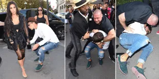 Gagal Cium Kim Kardashian, Vitalii Sediuk 'Dibanting' Bodyguard