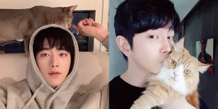 Gak Cuma Jago Rebut Hati Fans, 5 Aktor Korea Ganteng Ini Juga Pecinta Kucing: Seo Kang Joon - Yoon Kyun Sang