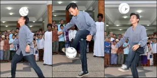 Galeri Ganteng Yusuf 'Madun' Mahardika Saat Main Bola, Keren!