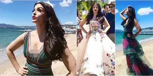 Galeri Hari Pertama Aishwarya Rai di Cannes, Hot Pamer Cleavage