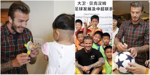 Galeri Serunya Kunjungan David Beckham ke China