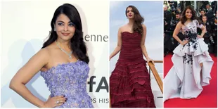 Gaun-Gaun Cantik Aishwarya Rai Sepanjang Cannes 2015, Bidadari!