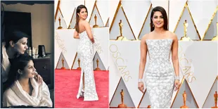 Gaya Elegan Priyanka Chopra di Red Carpet Oscar 2017, Menawan!