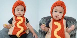 Gaya Gemas Rayyanza 'Cipung' Cosplay Jadi Hotdog, Anak Nagita Slavina dan Raffi Ahmad Bikin Netizen Pengin Gigit!