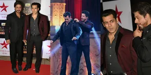 Gaya Kocak Kompak SRK - Salman Khan di Atas Panggung, Akur Seru!