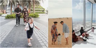 Gaya Nastusha Liburan ke Dubai, Pertama Kali Terbang Jarak Jauh