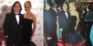 Gaya Pinkan Mambo di Red Carpet China American Film Festival