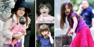 Gaya Rambut Suri Cruise Sejak Balita Hingga Kini, Super Cute!