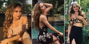 Gaya Seksi Cinta Laura di Bali, Cantik Eksotis Bikin Jatuh Cinta!