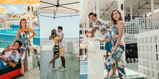 Gaya Seru Keluarga Irfan - Jennifer Bachdim, Fun di Musim Panas