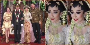 Gelar Resepsi Dengan Polisi, Uut Permatasari Cantik Bak Bidadari