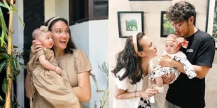 Genap 5 Bulan, Potret Baby Djiwa Anak Nadien Chandrawinata dan Dimas Anggara yang Makin Menggemaskan