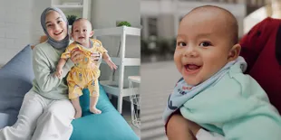 Genap 8 Bulan, Initp Potret Baby Shaka Anak Dinda Hauw dan Rey Mbayang yang Kini Makin Ganteng - Tak Kalah Menawan Dari Sang Papa