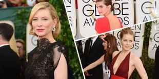 Glamornya Penampilan Seleb di Red Carpet Golden Globe 2014