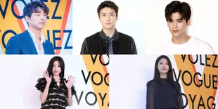 Gong Yoo, Hyung Sik Sampai Sehun Tampil Fashionable di Event LV