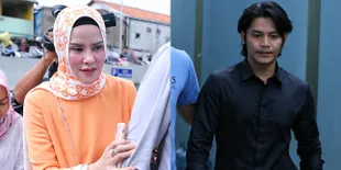 Hadiri Acara TV, Angel Lelga dan Fiki Alman Dikerumuni Awak Media