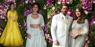 Hadiri Pernikahan Akash Ambani, Seleb Bollywood Parade Baju Mewah