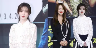 Hadiri Preskon, Kulit Terlalu Putih Goo Hye Sun Bikin Salah Fokus