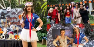 Halloween Party ala Nia Ramadhani: Dandan Cute - Kompak Bareng Anak dan Sahabat