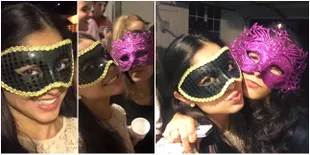 Halloween, Soumya Seth Happy Pesta Topeng Bareng Sahabat di AS