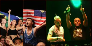 Heboh dan Panas DWP 2014, Perang Bendera Berbagai Negara!