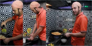Hirup Kebebasan Dari Penjara, Rio Reifan Asyik Masak Nasi Goreng