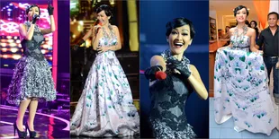 Hitam dan Putih, 2 Dress Seksi Membahana Jupe di Dangdut Awards