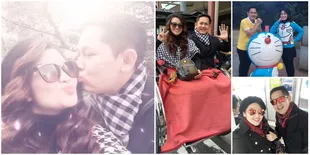Honeymoon, Fitri Carlina Mesra Dengan Pilot Ganteng Sang Suami