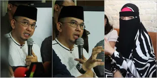 HOT! Foto Ustaz Aswan Membela Diri Soal Tuduhan Poligami Rima