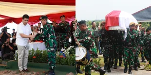 Hotma Sitompul Dapat Penghormatan Militer, Ditho Sitompul Bangga Mimpi Sang Ayah Terwujud