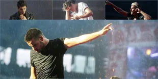 Hujan Badai - One Direction Nekat Basah-Basahan di Panggung