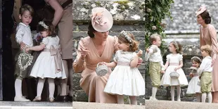 Imutnya Gaya George & Charlotte di Pernikahan Pippa Middleton