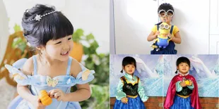 Imutnya Putri Kecil Joe Taslim, Baru 3 Tahun Sudah Jago Cosplay