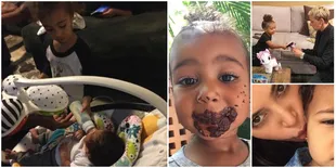 Ini Bukti Kalau North West Bakal Jadi Kakak Yang Baik Bagi Saint