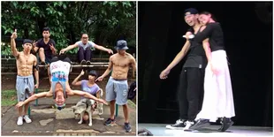 Ini Dancer Sixpack Yang Dipeluk-Peluk Agnes Monica di Malang