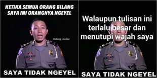 Inilah Foto-Foto Meme Kocak Saya Tidak Ngeyel Yang Sindir Polisi