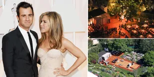 Inilah Potret Lokasi Pernikahan Jennifer Aniston & Justin Theroux