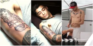 Inilah Tato Baru Zayn Malik Bergambar Kekasihnya - Perrie Edwards