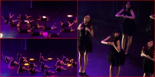 Intip Seksinya JKT48 Dalam Balutan Gaun Hitam di Konser