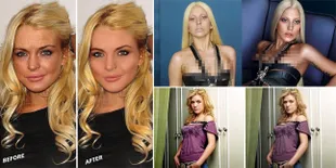 'Iris' Paha - Permulus Wajah, Ini Foto Editan Artis Hollywood