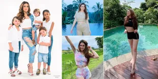 Jadi Ibu 4 Orang Anak, Ini 8 Potret Celine Evangelista yang Tetap Punya Body Singset dan Perut Rata