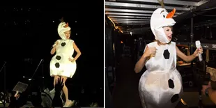 Jadi Manusia Salju, Cantiknya Taylor Swift Masih Tak Terbantahkan