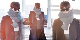 Jalan di Bandara - Seolah Lee Min Ho Lagi Syuting Drama