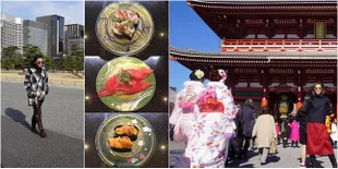 Jalan-Jalan di Jepang, Dena Rachman Keliling Tokyo & Icip Kuliner