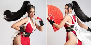 Cosplay Jadi Karakter Game Mai Shiranui, Anya Geraldine Berpose Tanpa Pakaian Dalam?