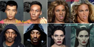 Jan Bonito, Pria Ajaib Yang Bisa Sulap Wajah Jadi Artis Hollywood