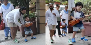 Jatuh Cinta, Taimur Ali Khan Nggak Mau Lepaskan Gitarnya ke Saif