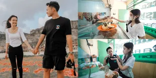 Jauh Dari Kesan Mewah, Intip 9 Momen Azriel Hermansyah Ajak Sarah Menzel Makan Siang di Warteg - Mesra Saat Suap-Suapan