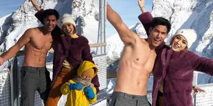 Jedar, Richard Kyle dan El Barack Seperti Keluarga Saat di Eropa